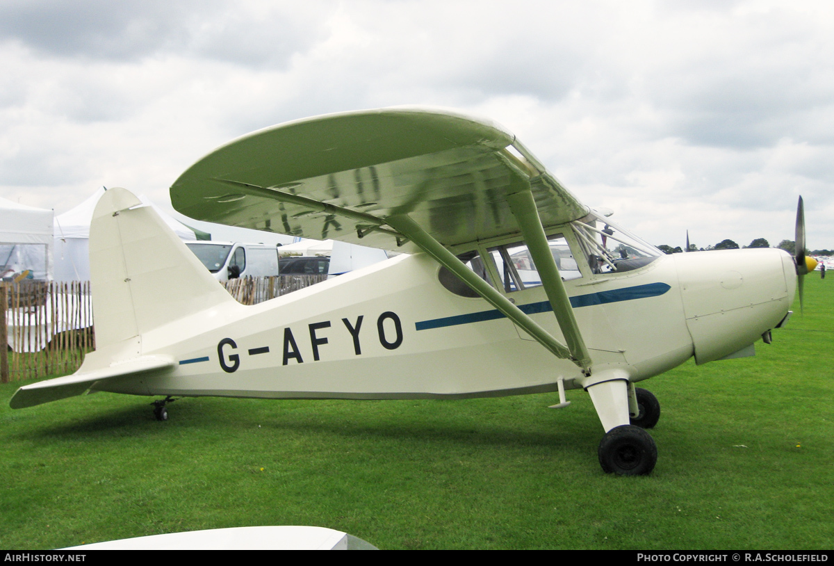 Aircraft Photo of G-AFYO | Stinson HW-75 | AirHistory.net #74660