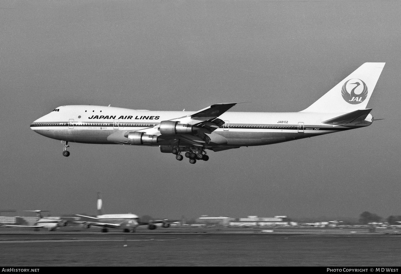 Aircraft Photo of JA8102 | Boeing 747-146 | Japan Air Lines - JAL | AirHistory.net #74667
