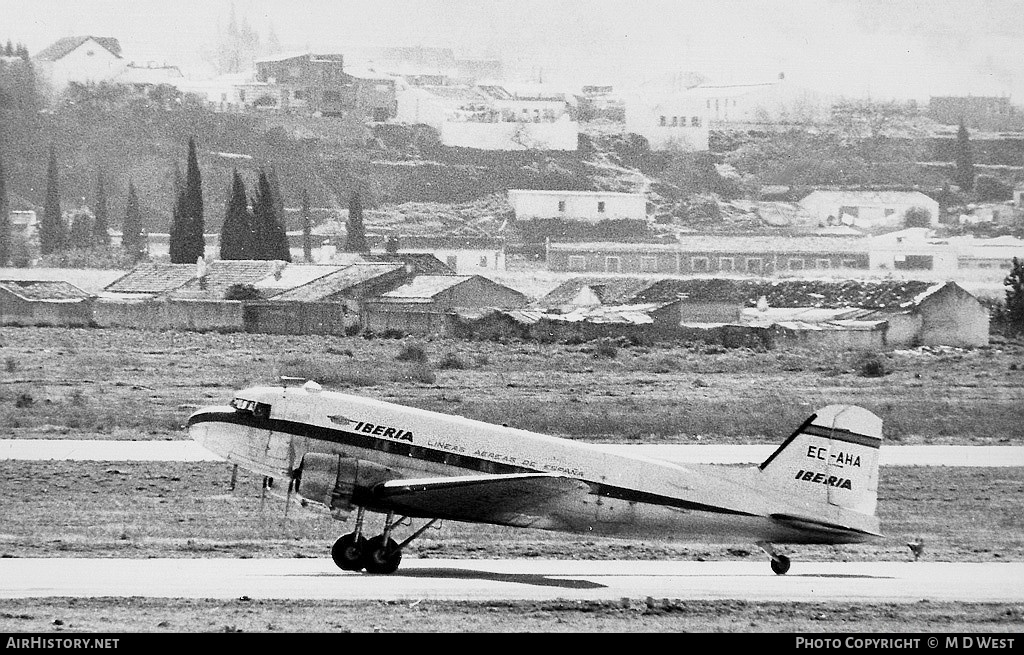 Aircraft Photo of EC-AHA | Douglas C-47D Skytrain | Iberia | AirHistory.net #74680