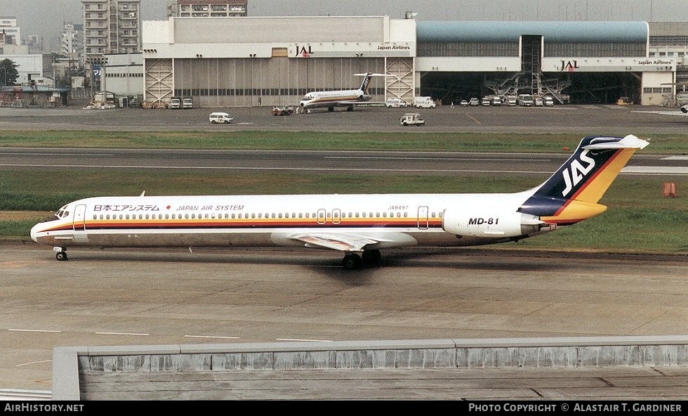 Aircraft Photo of JA8497 | McDonnell Douglas MD-81 (DC-9-81) | Japan Air System - JAS | AirHistory.net #74707
