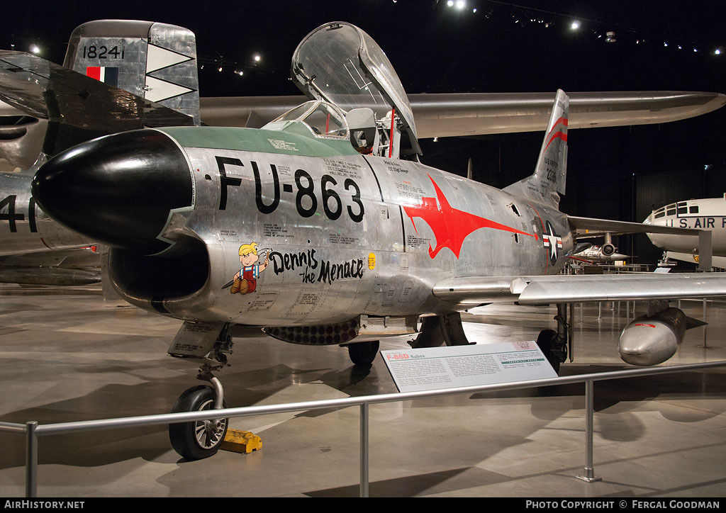 Aircraft Photo of 52-3863 / 23863 | North American F-86D Sabre | USA - Air Force | AirHistory.net #74721