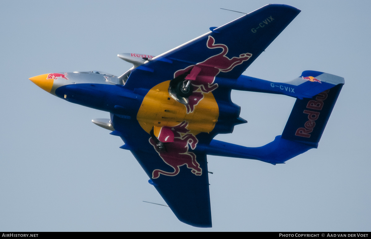 Aircraft Photo of G-CVIX | De Havilland D.H. 110 Sea Vixen D3 | Red Bull | AirHistory.net #74730