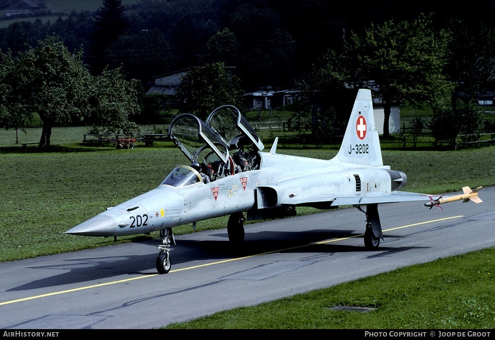 Aircraft Photo of J-3202 | Northrop F-5F Tiger II | Switzerland - Air Force | AirHistory.net #74740