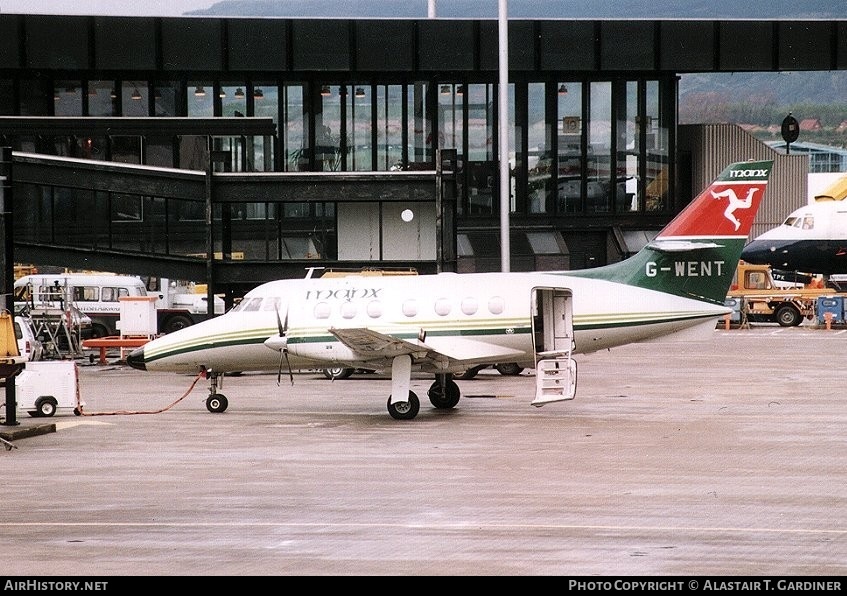 Aircraft Photo of G-WENT | British Aerospace BAe-3102 Jetstream 31 | Manx Airlines | AirHistory.net #74743
