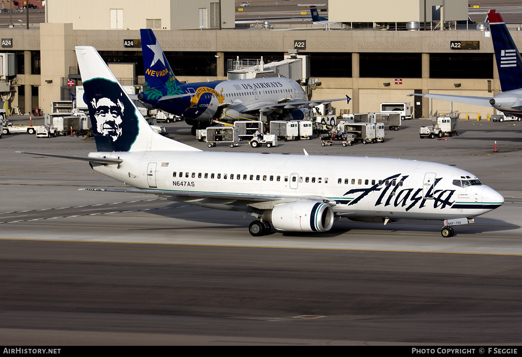 Aircraft Photo of N647AS | Boeing 737-790 | Alaska Airlines | AirHistory.net #74755