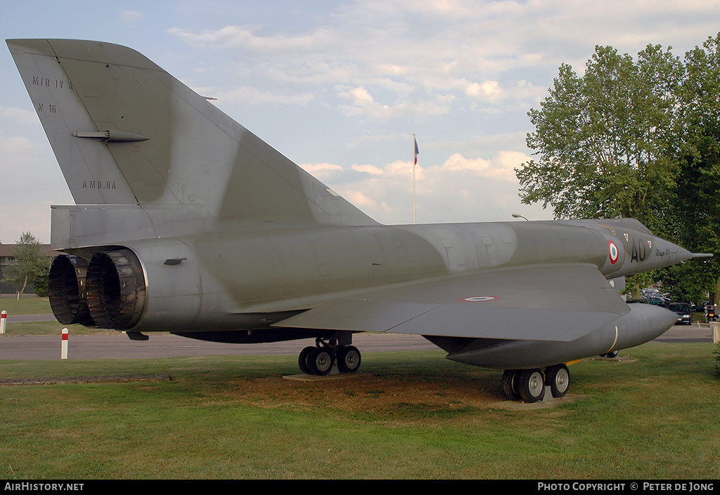 Aircraft Photo of 16 | Dassault Mirage IVA | France - Air Force | AirHistory.net #74830