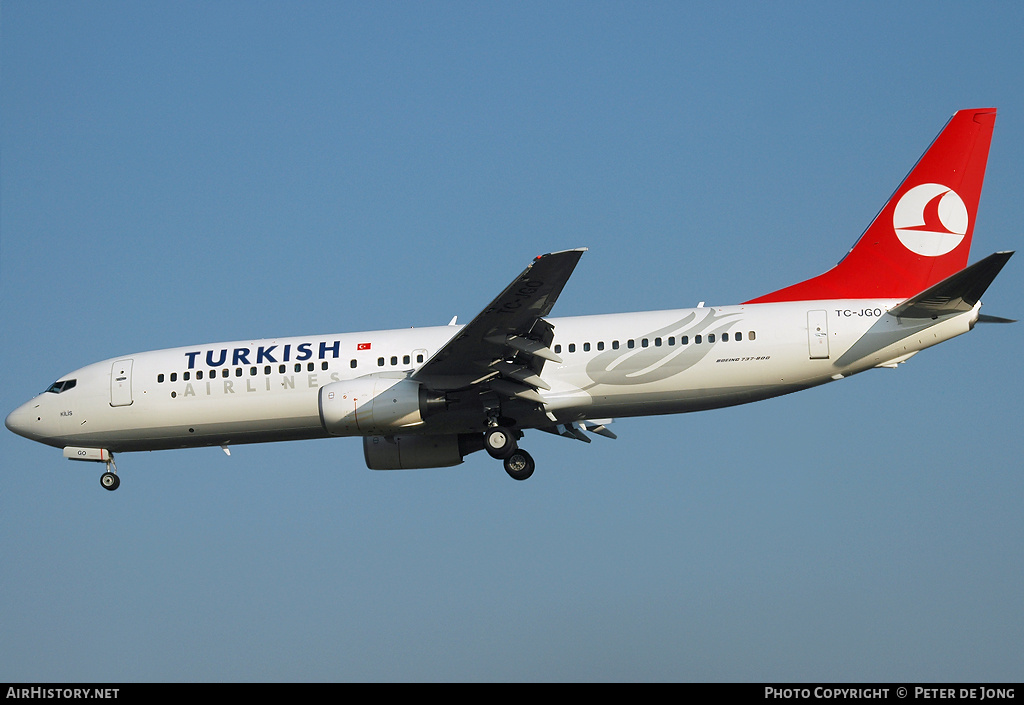 Aircraft Photo of TC-JGO | Boeing 737-8F2 | Turkish Airlines | AirHistory.net #74832