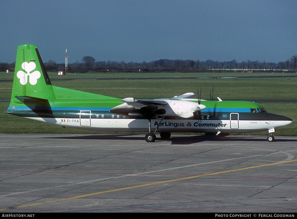 Aircraft Photo of EI-FKA | Fokker 50 | Aer Lingus Commuter | AirHistory.net #74835