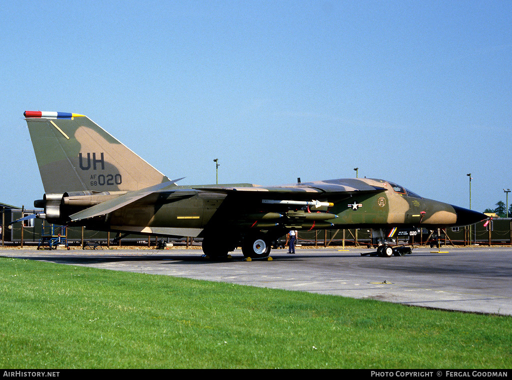Aircraft Photo of 68-0020 / AF68-020 | General Dynamics F-111E Aardvark | USA - Air Force | AirHistory.net #74839