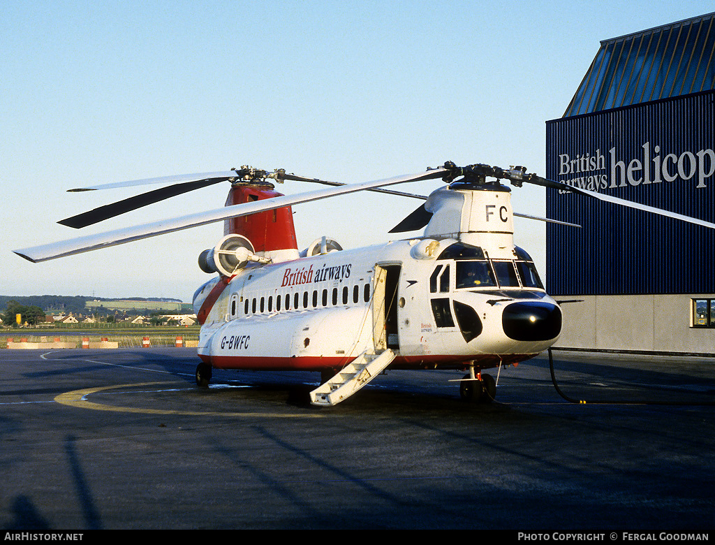 Aircraft Photo of G-BWFC | Boeing Vertol 234LR | British Airways Helicopters | AirHistory.net #74842