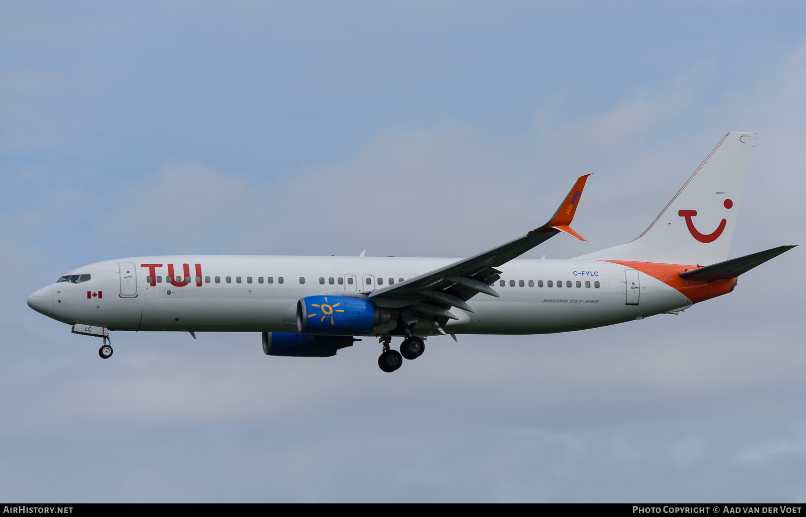 Aircraft Photo of C-FYLC | Boeing 737-8BK | TUI | AirHistory.net #74846