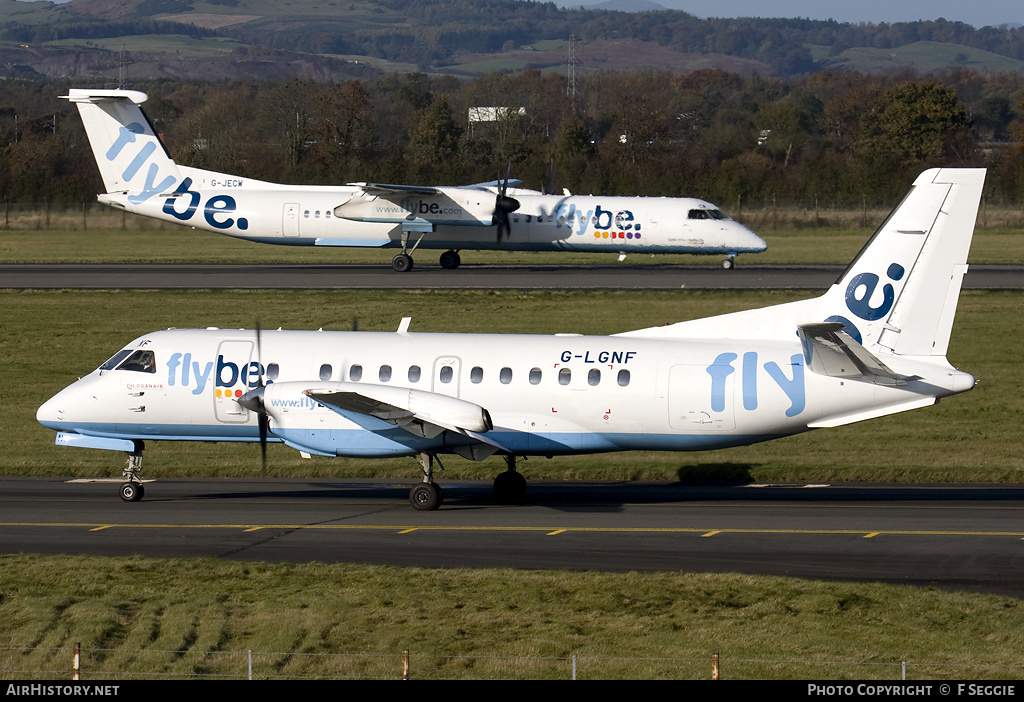 Aircraft Photo of G-LGNF | Saab 340B | Flybe | AirHistory.net #74855