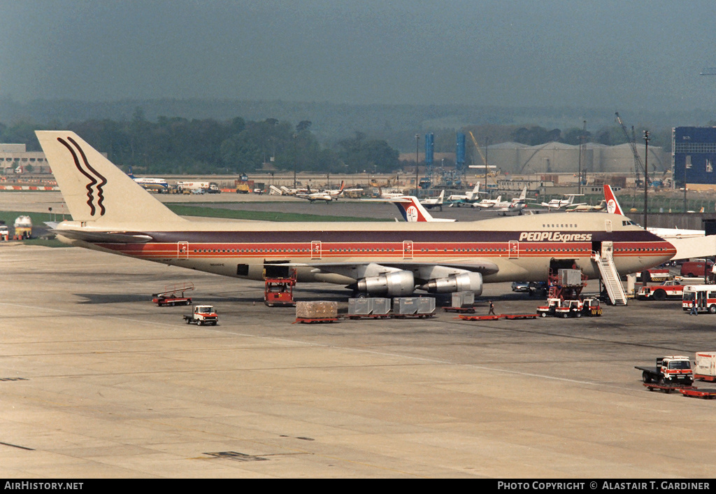 Aircraft Photo of N605PE | Boeing 747-243B | PeoplExpress | AirHistory.net #74868