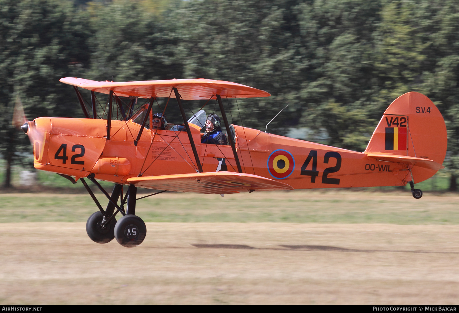 Aircraft Photo of OO-WIL / V42 | Stampe-Vertongen SV-4B | Belgium - Air Force | AirHistory.net #74874