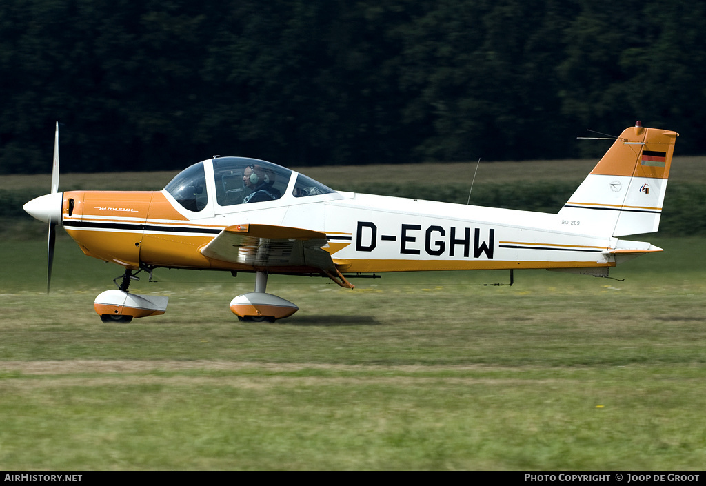Aircraft Photo of D-EGHW | Bolkow BO-209 Monsun 150FV | AirHistory.net #74878