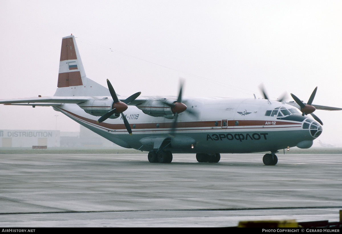 Aircraft Photo of RA-11118 | Antonov An-12BP | Aeroflot | AirHistory.net #74888