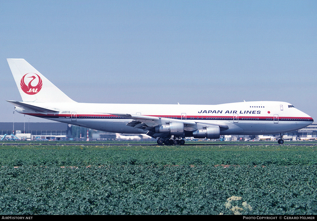 Aircraft Photo of JA8116 | Boeing 747-146 | Japan Air Lines - JAL | AirHistory.net #74911