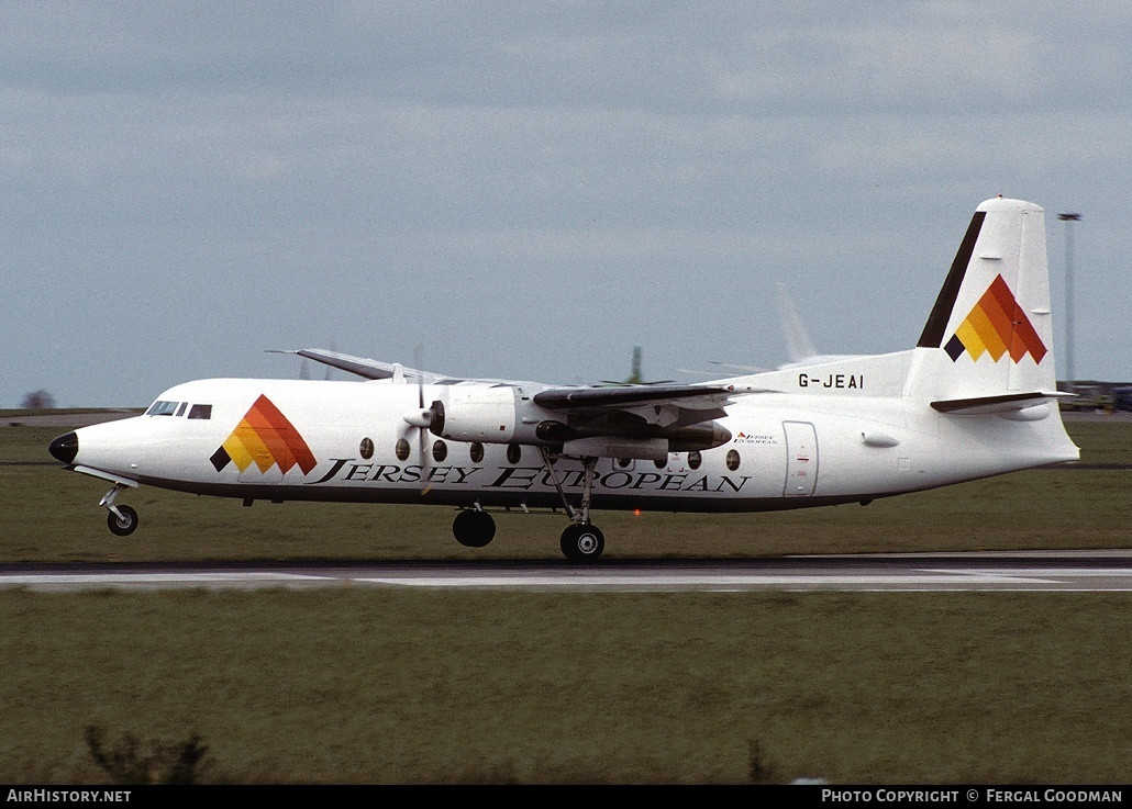 Aircraft Photo of G-JEAI | Fokker F27-500/RF Friendship | Jersey European Airways | AirHistory.net #74921