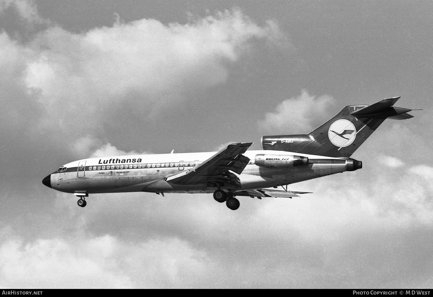 Aircraft Photo of D-ABIJ | Boeing 727-30C | Lufthansa | AirHistory.net #74933