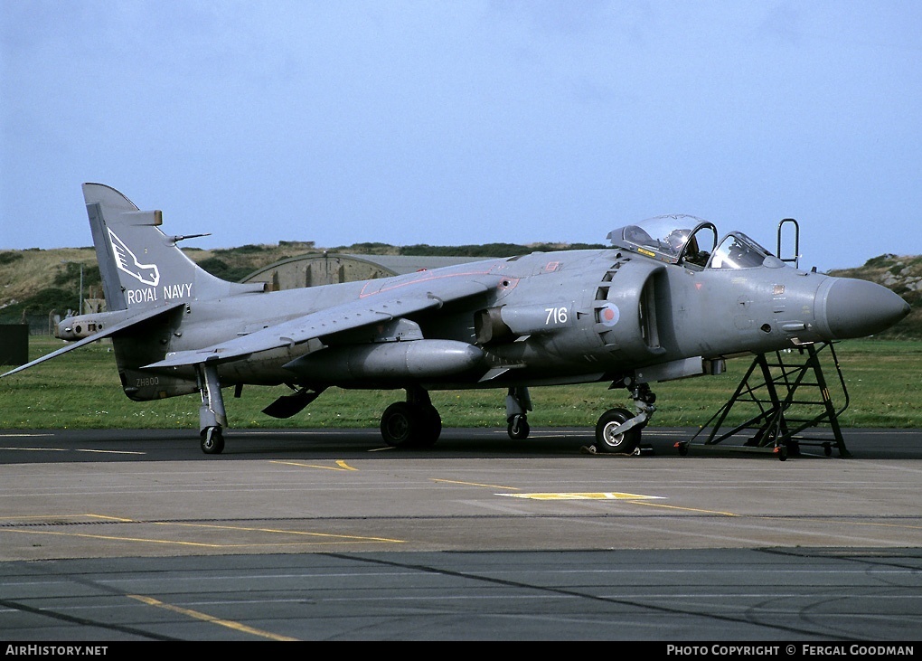 Aircraft Photo of ZH800 | British Aerospace Sea Harrier FA2 | UK - Navy | AirHistory.net #74946