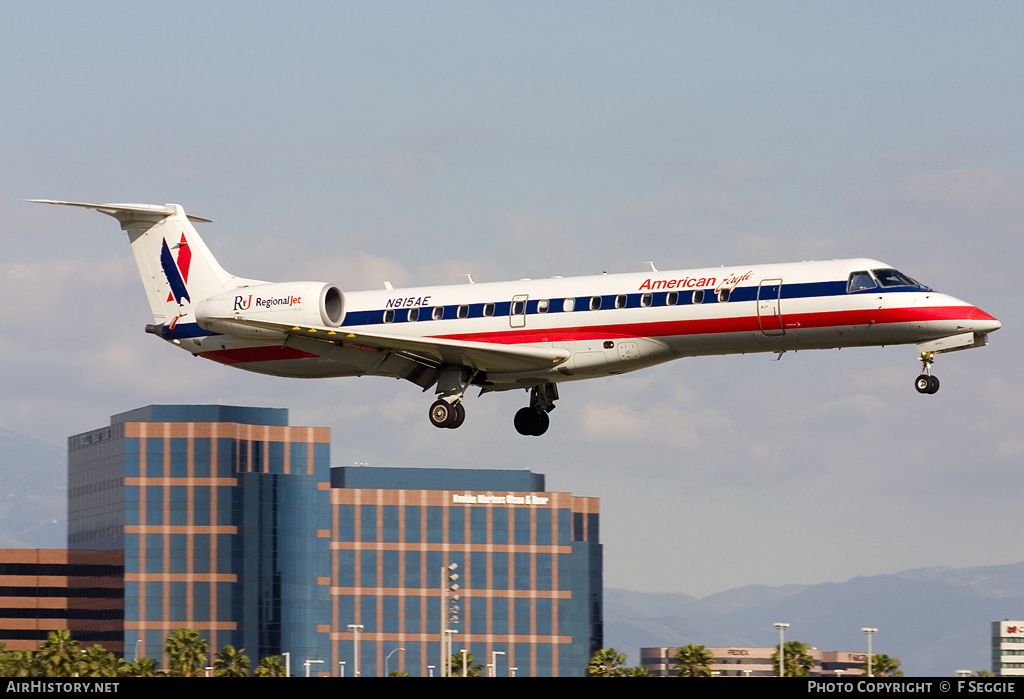 Aircraft Photo of N815AE | Embraer ERJ-140LR (EMB-135KL) | American Eagle | AirHistory.net #74948