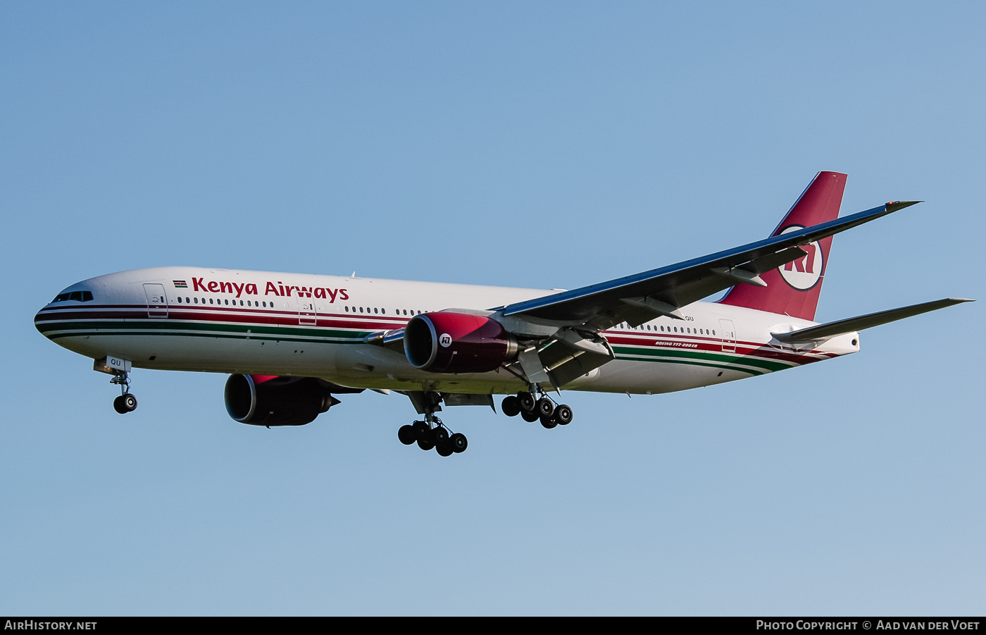 Aircraft Photo of 5Y-KQU | Boeing 777-2U8/ER | Kenya Airways | AirHistory.net #74956
