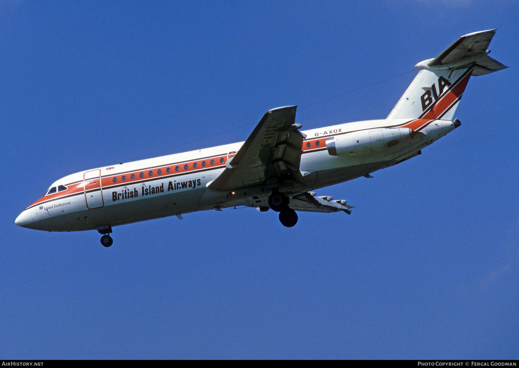 Aircraft Photo of G-AXOX | BAC 111-432FD One-Eleven | British Island Airways - BIA | AirHistory.net #74958