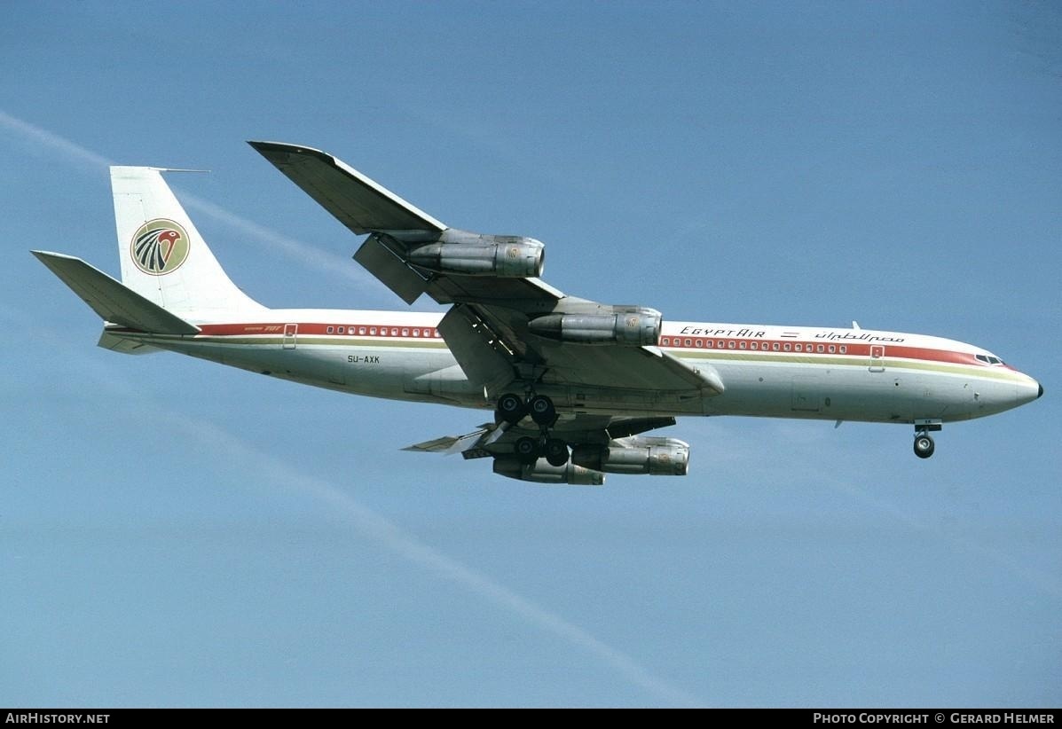 Aircraft Photo of SU-AXK | Boeing 707-366C | EgyptAir | AirHistory.net #74968