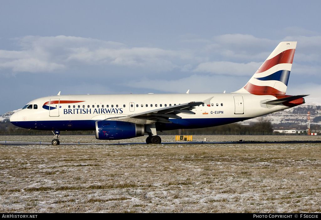 Aircraft Photo of G-EUPN | Airbus A319-131 | British Airways | AirHistory.net #74972