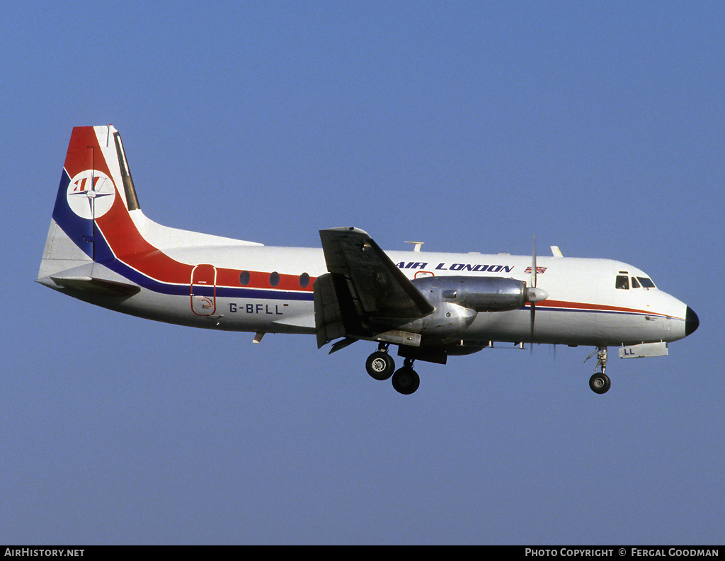 Aircraft Photo of G-BFLL | Hawker Siddeley HS-748 Srs2A/245 | Dan-Air London | AirHistory.net #74974
