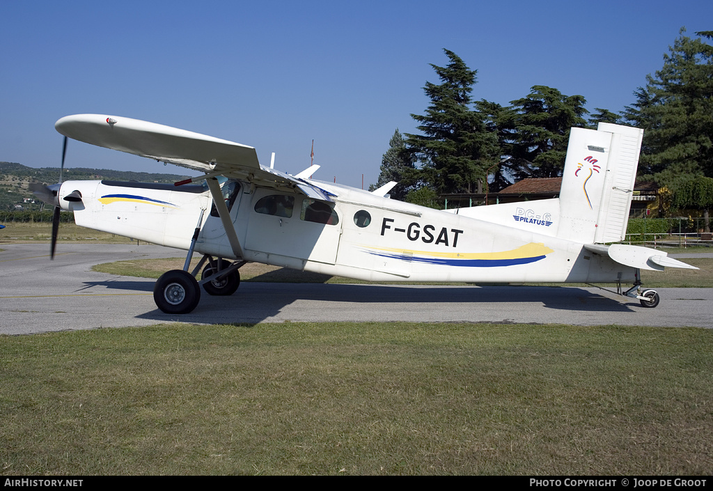Aircraft Photo of F-GSAT | Pilatus PC-6/B2-H4 Turbo Porter | AirHistory.net #74976