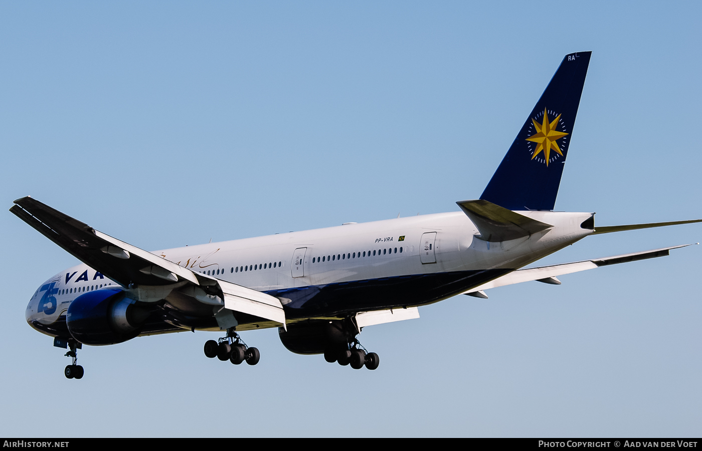 Aircraft Photo of PP-VRA | Boeing 777-2Q8/ER | Varig | AirHistory.net #74980