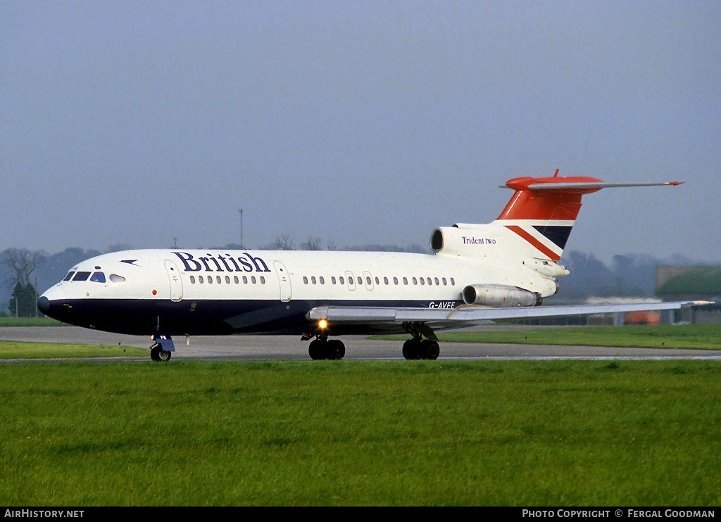 Aircraft Photo of G-AVFE | Hawker Siddeley HS-121 Trident 2E | British Airways | AirHistory.net #74992