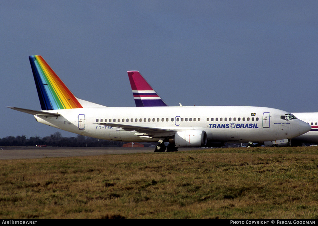 Aircraft Photo of PT-TEK | Boeing 737-3Y0 | TransBrasil | AirHistory.net #74996