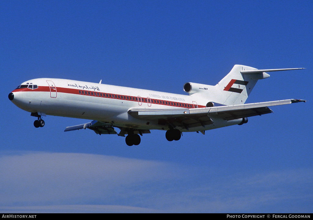 Aircraft Photo of A6-HHM | Boeing 727-264/Adv | United Arab Emirates Government | AirHistory.net #75010