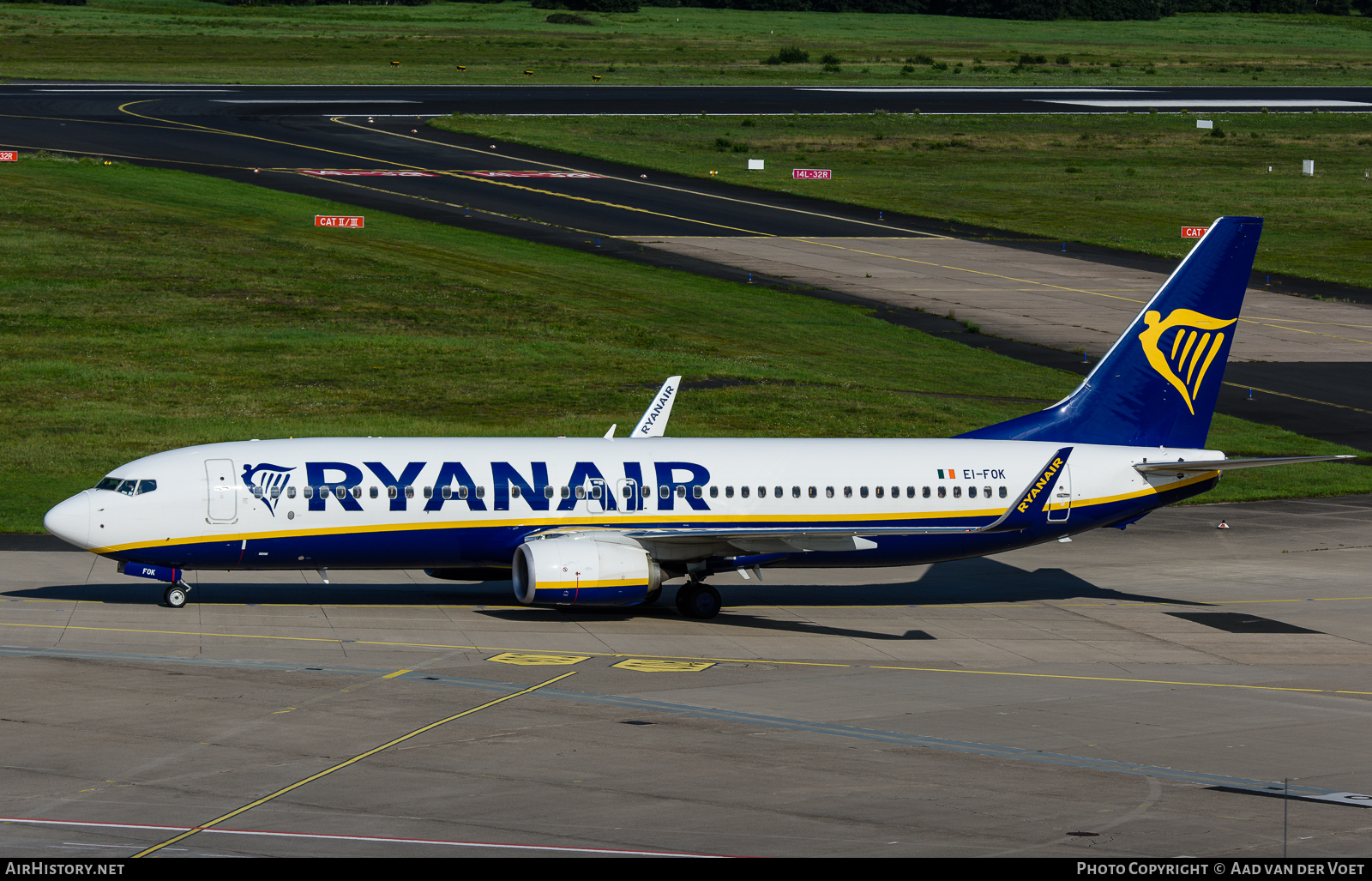 Aircraft Photo of EI-FOK | Boeing 737-8AS | Ryanair | AirHistory.net #75012