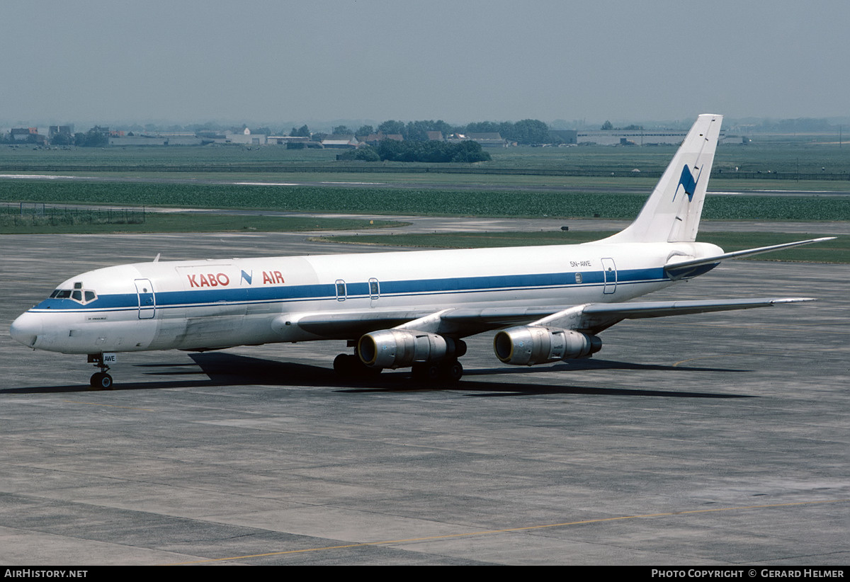 Aircraft Photo of 5N-AWE | Douglas DC-8-55(F) | Kabo Air | AirHistory.net #75015