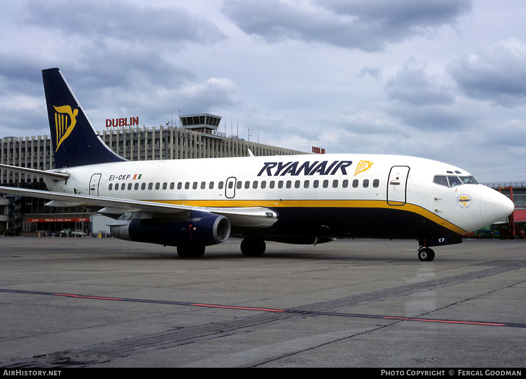 Aircraft Photo of EI-CKP | Boeing 737-2K2/Adv | Ryanair | AirHistory.net #75029
