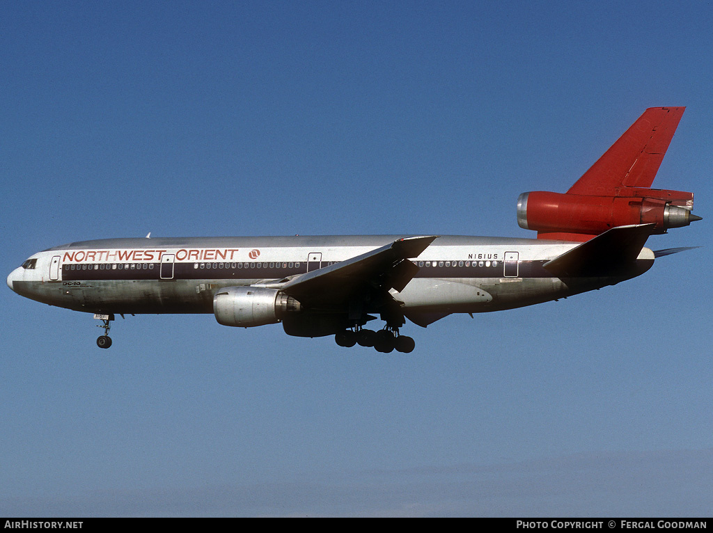 Aircraft Photo of N161US | McDonnell Douglas DC-10-40 | Northwest Orient Airlines | AirHistory.net #75042
