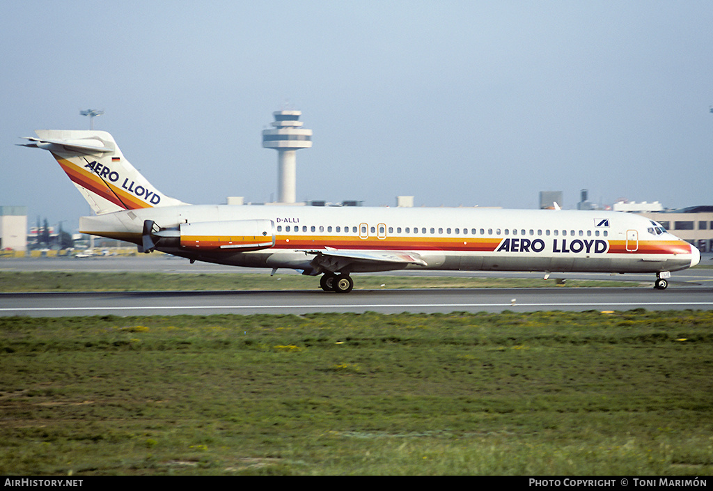 Aircraft Photo of D-ALLI | McDonnell Douglas MD-87 (DC-9-87) | Aero Lloyd | AirHistory.net #75046