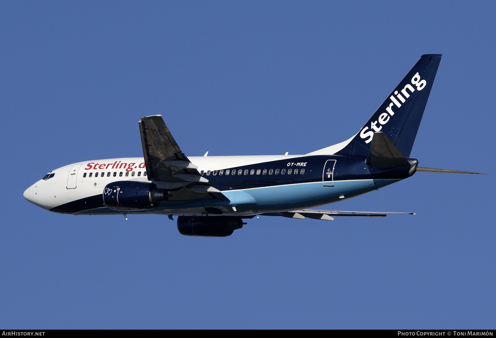 Aircraft Photo of OY-MRE | Boeing 737-7L9 | Sterling Airlines | AirHistory.net #75055