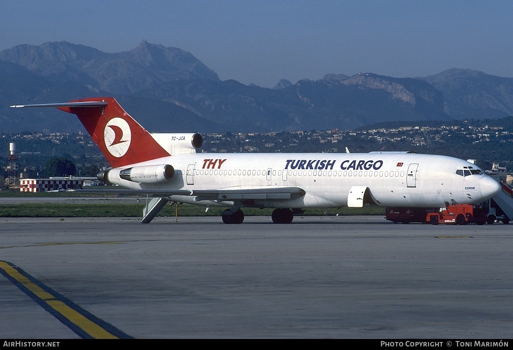Aircraft Photo of TC-JCA | Boeing 727-2F2/Adv(F) | THY Türk Hava Yolları - Turkish Airlines Cargo | AirHistory.net #75058