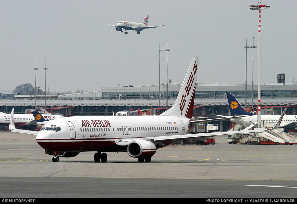 Aircraft Photo of D-ABAX | Boeing 737-86J | Air Berlin | AirHistory.net #75108