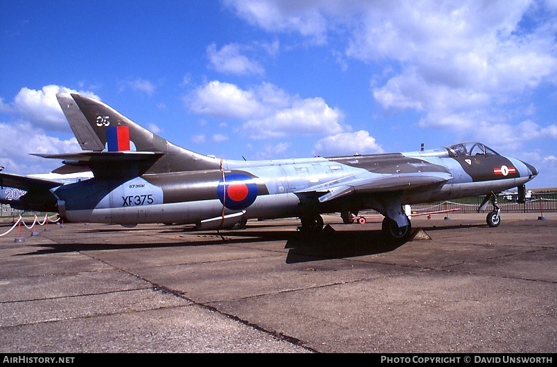 Aircraft Photo of XF375 | Hawker Hunter F6A | UK - Air Force | AirHistory.net #75115