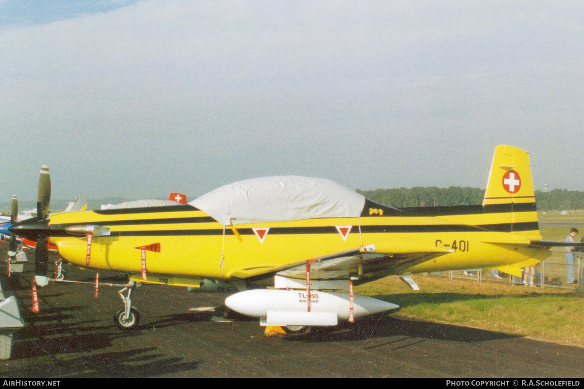 Aircraft Photo of C-401 | Pilatus PC-9 | Switzerland - Air Force | AirHistory.net #75117