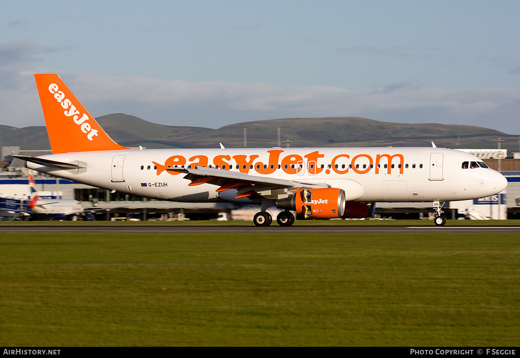 Aircraft Photo of G-EZUH | Airbus A320-214 | EasyJet | AirHistory.net #75127