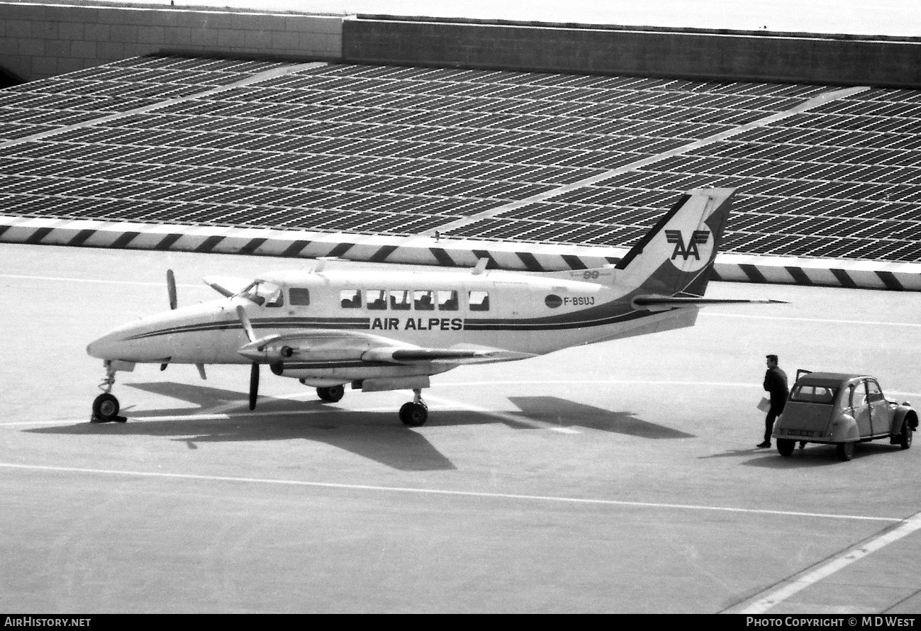 Aircraft Photo of F-BSUJ | Beech 99 Airliner | Air Alpes | AirHistory.net #75128