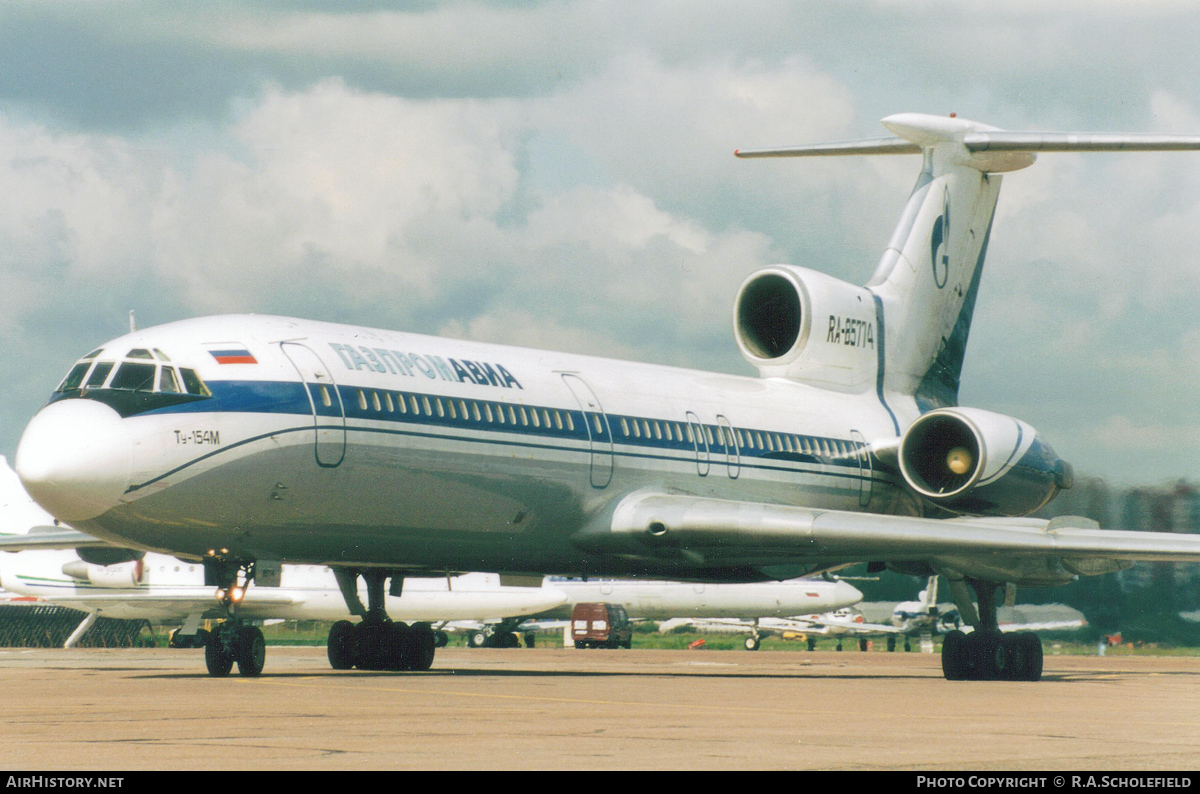 Aircraft Photo of RA-85774 | Tupolev Tu-154M | Gazpromavia | AirHistory.net #75151