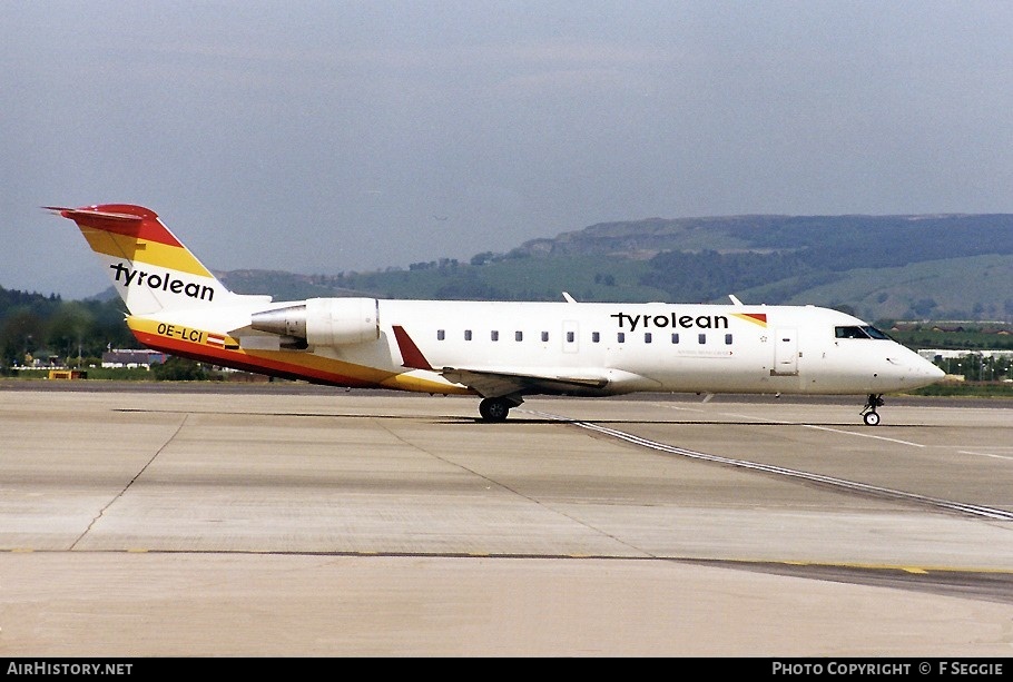 Aircraft Photo of OE-LCI | Canadair CRJ-200LR (CL-600-2B19) | Tyrolean Airways | AirHistory.net #75190