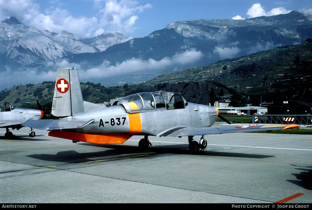 Aircraft Photo of A-837 | Pilatus P-3-05 | Switzerland - Air Force | AirHistory.net #75195